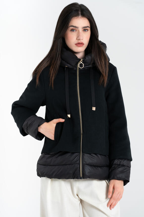 FIORENZA AMADORI HW106 DAMEN-DAUNENJACKE MIT HOHEM KRAGEN