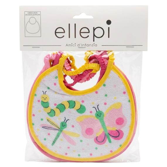 BAVETTA NEONATA IN SPUGNA PLASTIFICATA CON ELASTICO AD9560