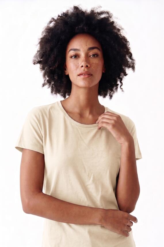 T-SHIRT BASICA GIROCOLLO BSW050FA FIORENZA AMADORI