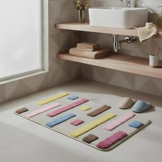 FANCY HOME CHAMELEON BATH MAT 50X80