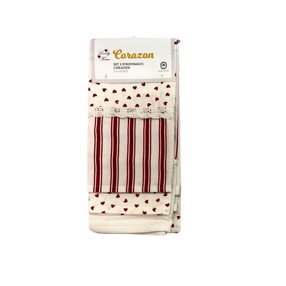 SET 3 STROFINACCI LOVELY HOME CORAZON&nbsp;