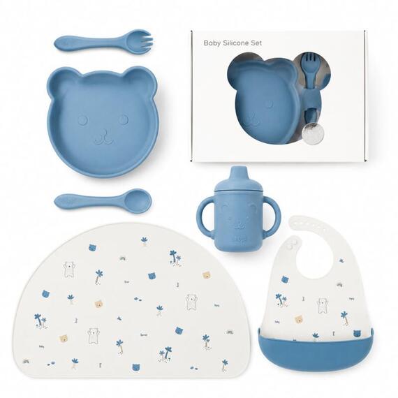SET PAPPA SVEZZAMENTO IN SILICONE ELLEPI CR1028
