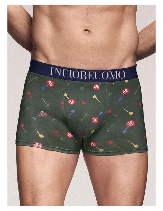 Boxer uomo moda in cotone elasticizzato Infiore Uomo DRT0953