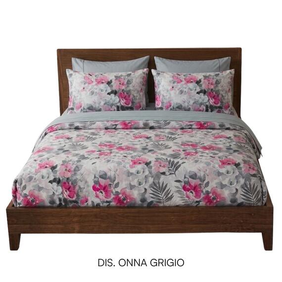 Completo letto 2 piazze in cotone Coveri 250x300