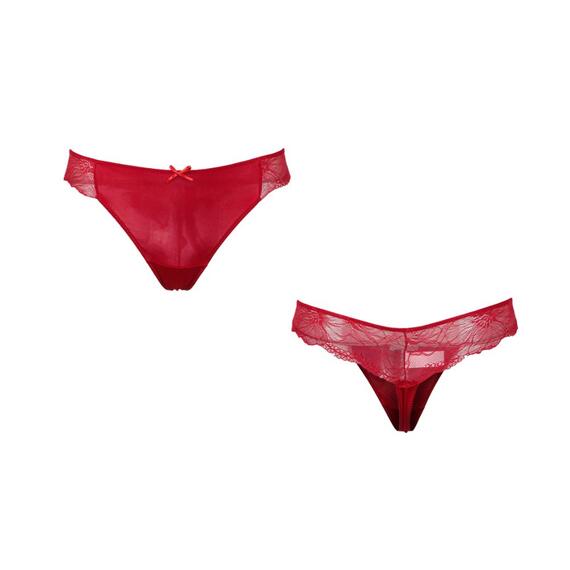 COORDINATO DONNA NATALE SOTTOVESTE E PERIZOMA INTIMAMI ID850