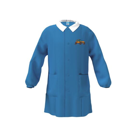 Delantal escolar infantil SIGGI 33GR4393 con bordado para coche