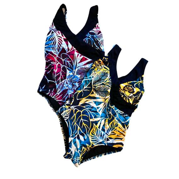 COSTUME INTERO DONNA INCROCIO FANTASIA FIORENZA AMADORI