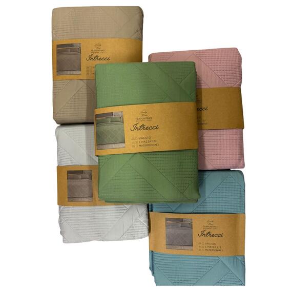 TRAPUNTINO SINGOLO TINTA UNITA LOVELY HOME INTRECCI - 1 PIAZZA