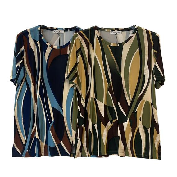 BLUSA OVER MANICHE CORTE FANTASIA CHIARA AUTIERI MA4046