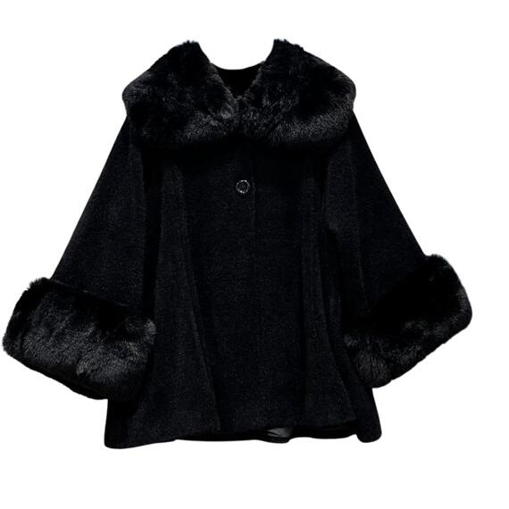 MANTELLA DONNA CON PELLICCIA DONNABELLA 10516