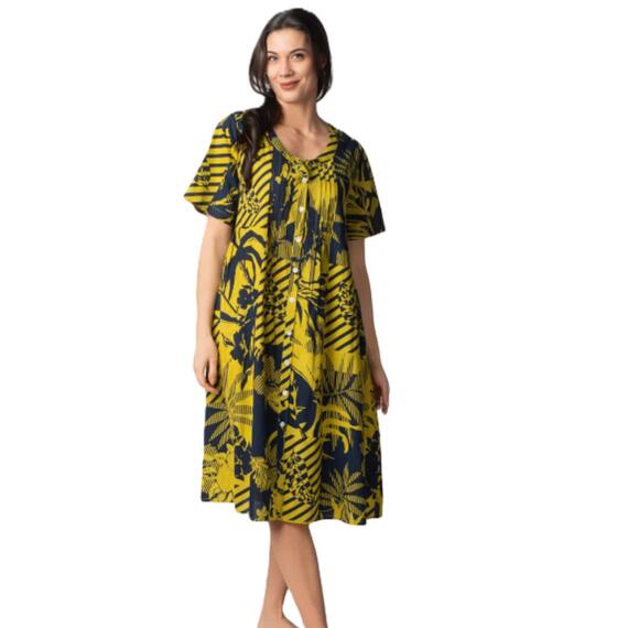 ABITO DONNA MIDI APERTO IN COTONE MARILA MIRIAM