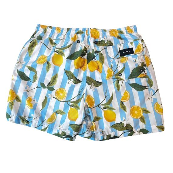 BOXER UOMO MARE MORMS LIMONI