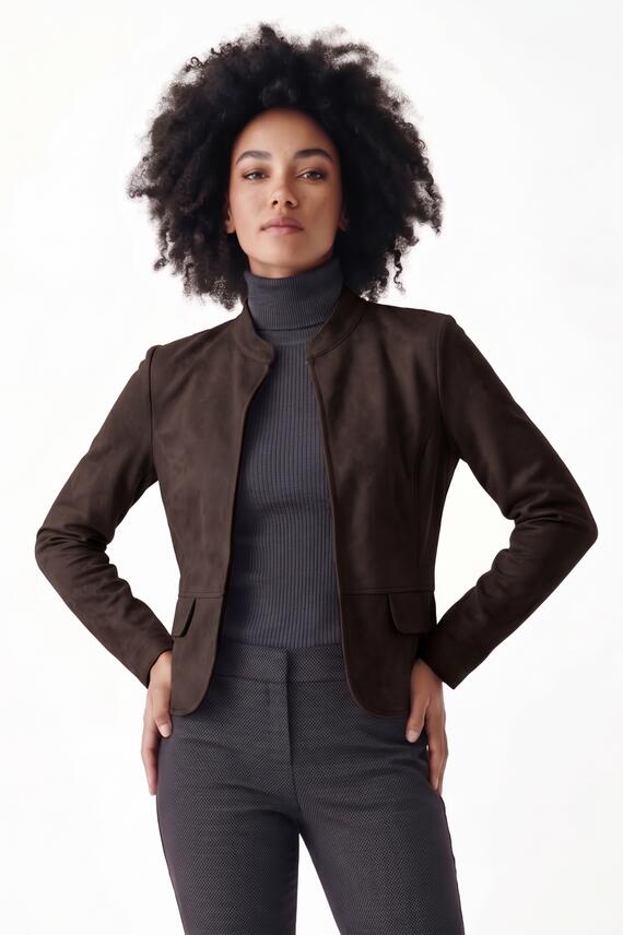 Fiorenza Amadori K4659T68 deerskin jacket