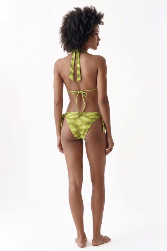 BIKINI TRIANGOLO DONNA VERDE SFUMATO OT01