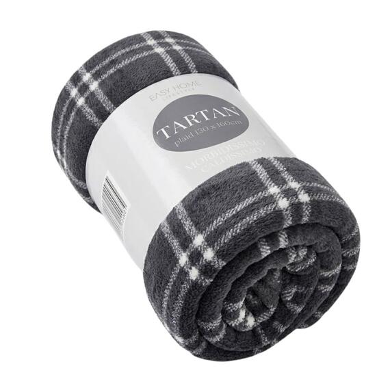 PLAID IN PILE EASY HOME TARTAN 2 PIAZZE