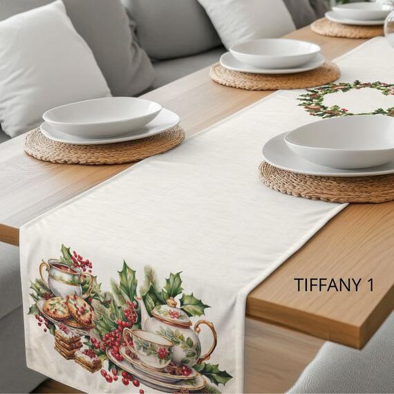 RUNNER DA TAVOLA VINGI TIFFANY XMAS (45 X 140 cm)