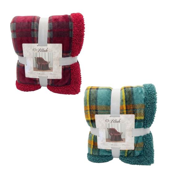 Plaid coral e sherpa Maison Sophie Utah - 150X190 cm
&nbsp;