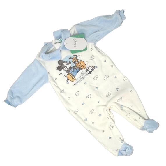 TUTINA NEONATO IN CINIGLIA CON COLLETTO DISNEY BABY WQ3108