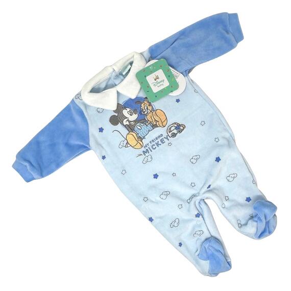 TUTINA NEONATO IN CINIGLIA CON COLLETTO DISNEY BABY WQ3108