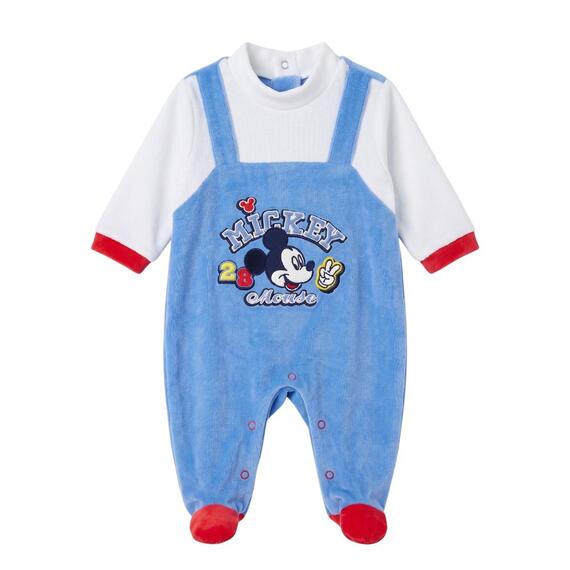 TUTINA NEONATO IN CINIGLIA CON COLLETTO DISNEY BABY WQ3109