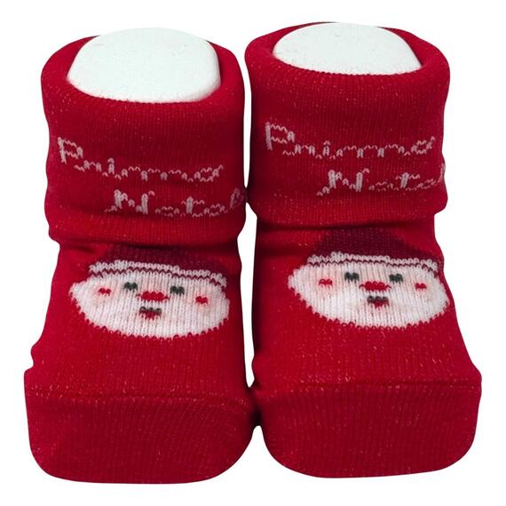 SCARPINA NEONATO NATALE IN CALDO COTONE MAFER XNA9025