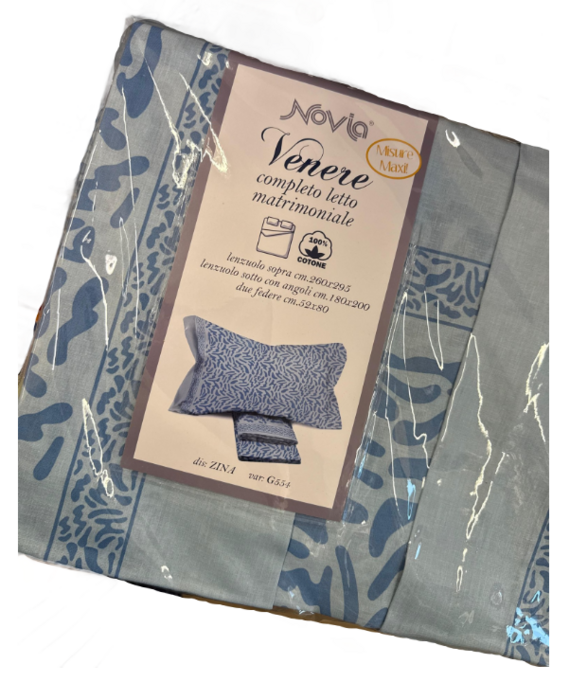 COMPLETO LETTO MATRIMONIALE MAXI NOVIA VENERE