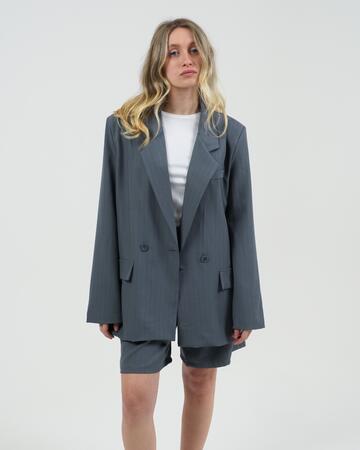 GIACCA BLAZER DONNA IN TESSUTO GESSATO FIORENZA AMADORI 53365