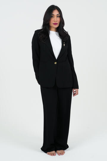 GIACCA DONNA DETTAGLIO SPILLE FIORENZA AMADORI MG131.181