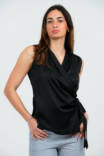 TOP CAMICETTA SMANICATA DONNA FIORENZA AMADORI T6806  